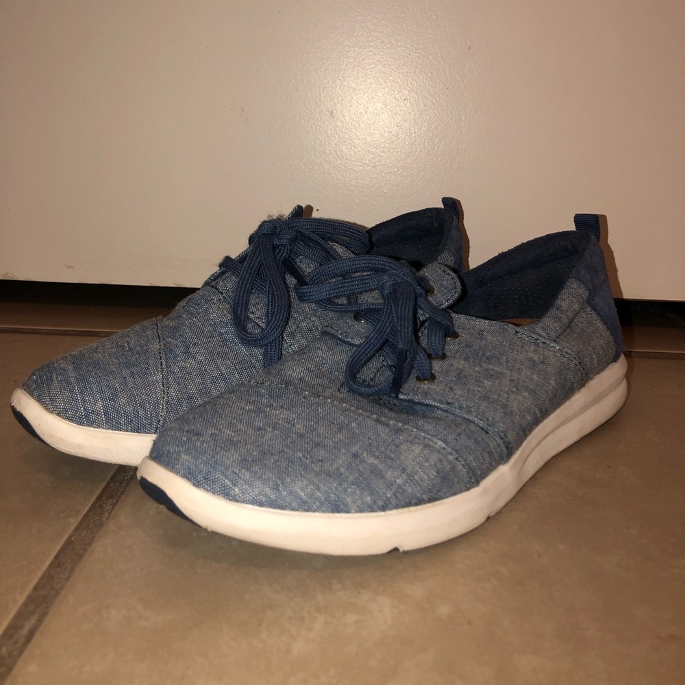 TOMS Del Ray Sneaker - Blue Chambray